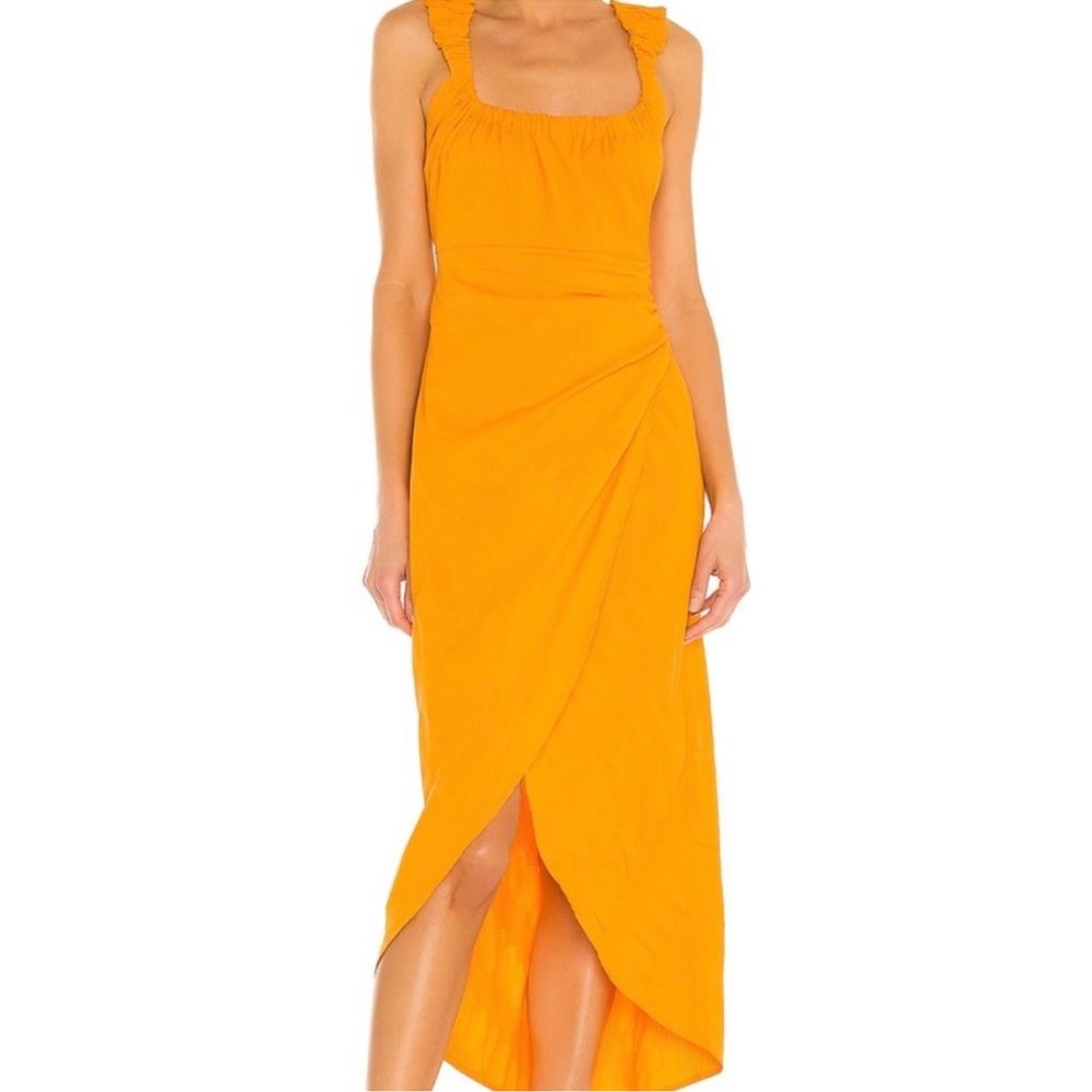Free People At Dusk Midi Dress in Poppy Field